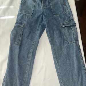 Women’s Denim Cargo Jeans